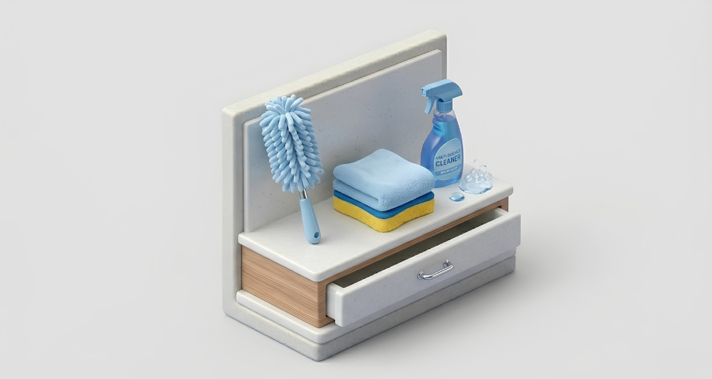 Dusting and wiping
